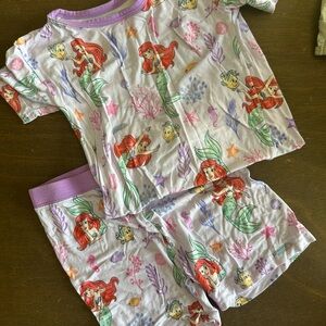 Little Sleepies Little Mermaid Shortsleeve Pajamas